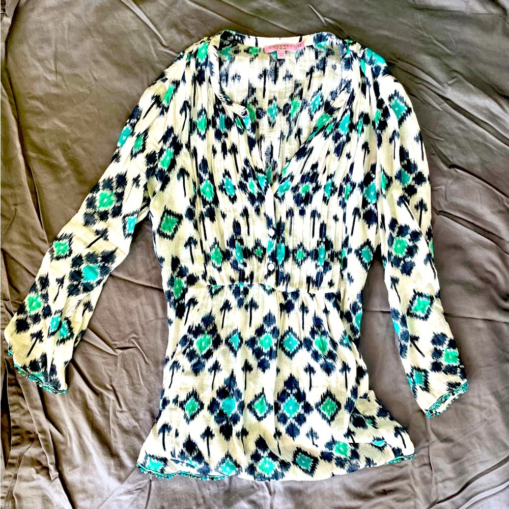Boho chic Calypso St Barts shirt
